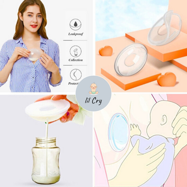 2PCS Breast Milk Collector Shells (4-9 Business Days Delivery)