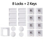 Magnetic Baby Safety Lock (4 Pieces)